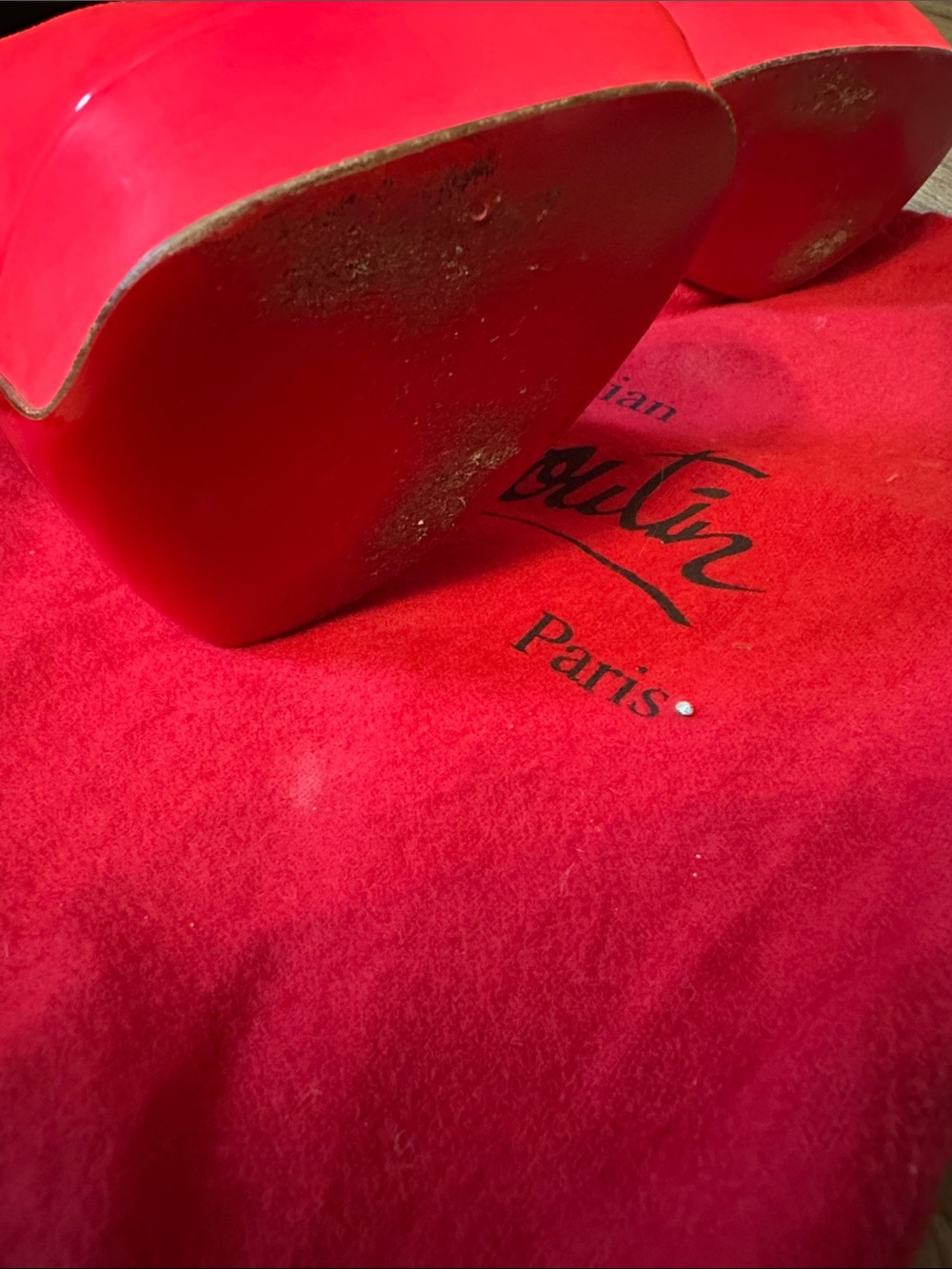 Christian Louboutin Patent Leather Platform Pumps in Bright Pink EURO 40 - Picture 6 of 7